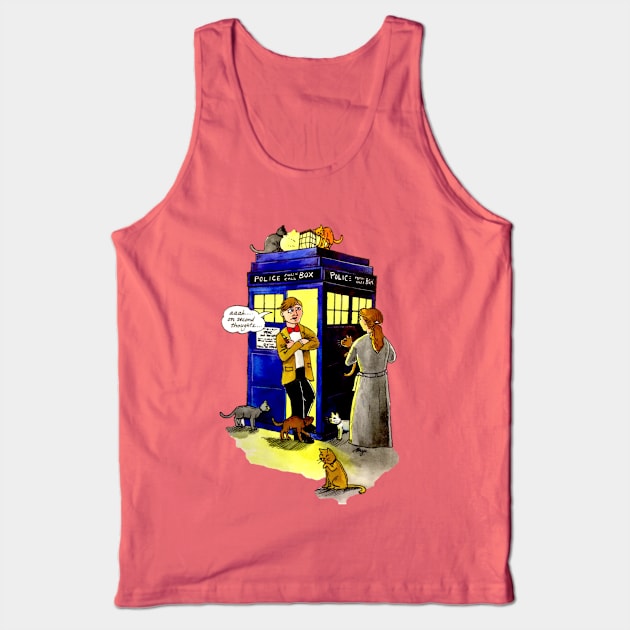 Cat Lady Companion Tank Top by SkyeElizabeth